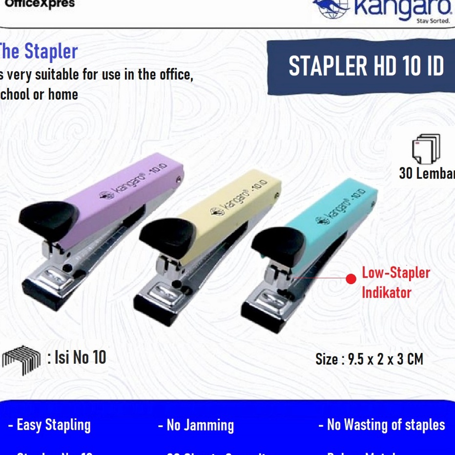 

HARGA GROSIR Hekter Jepretan Stapler HD 1 ID Kangaro Sejenis Stapler MAX HD 1