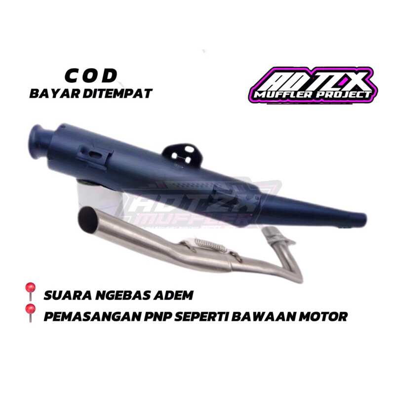 KNALPOT STANDAR RACING TSUKIGI JUPITER Z Z1  VEGA LAMA  CRYPTON  VEGA R NEW ZR RR FORCE 1  JUPITER M