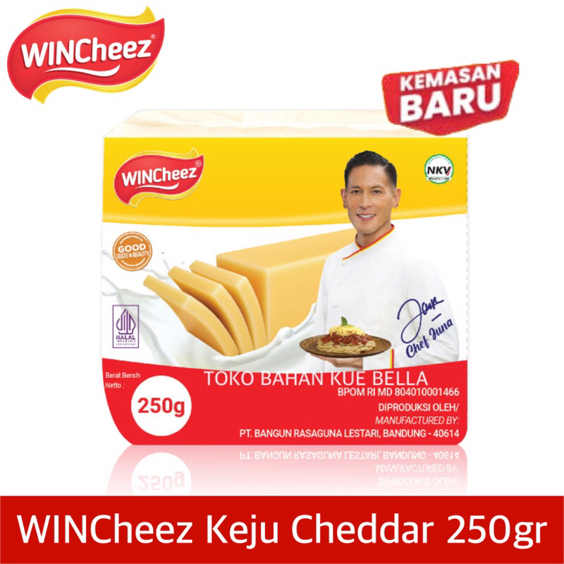 

Keju WINCHEEZ 250gr - Cheddar Cheese Parut