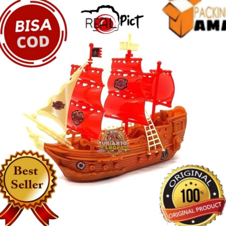 Kejutan Terbesar  COD PROMO OCT53 Mainan Perahu Layar  mainan kapal layar plastik  mainan kapal baja