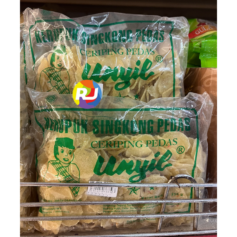 

Unyil Keripik Kerupuk Singkong Ceriping Pedas Mentah 250gr