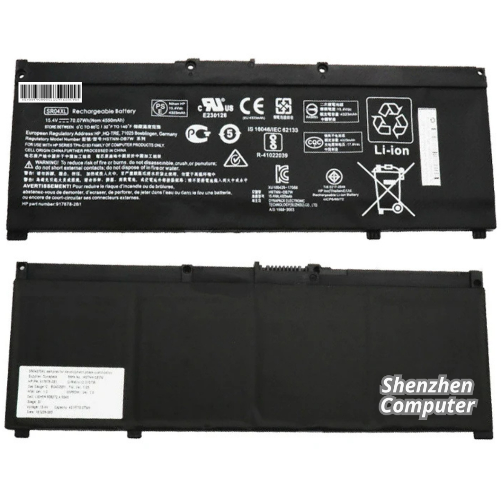 Baterai HP Omen 15-dc0036tx dc1111tx dc1090tx dc0145tx dc0133tx dc0035tx dc1077tx SR04XL Battery new