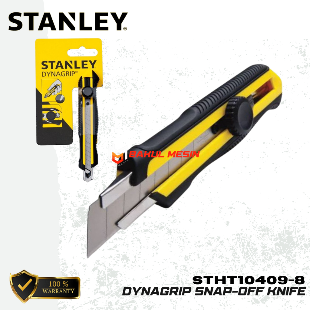 

STANLEY STHT10409-8 Dynagrip Snap-Off Knife Pisau Cutter 9MM Cuter