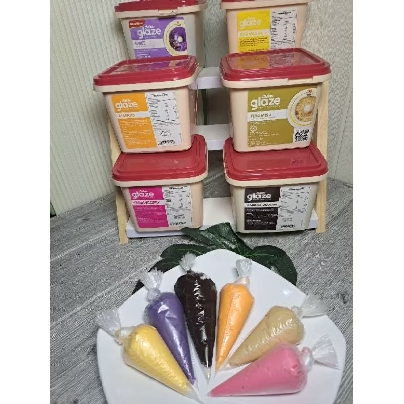 

fgh Glaze Colatta 200 gr Mix 4 rasa, Glaze toping Es Mambo