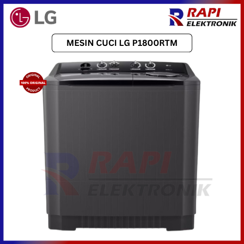 MESIN CUCI LG P1800RTM / P 1800 RTM - KAPASITAS 18KG