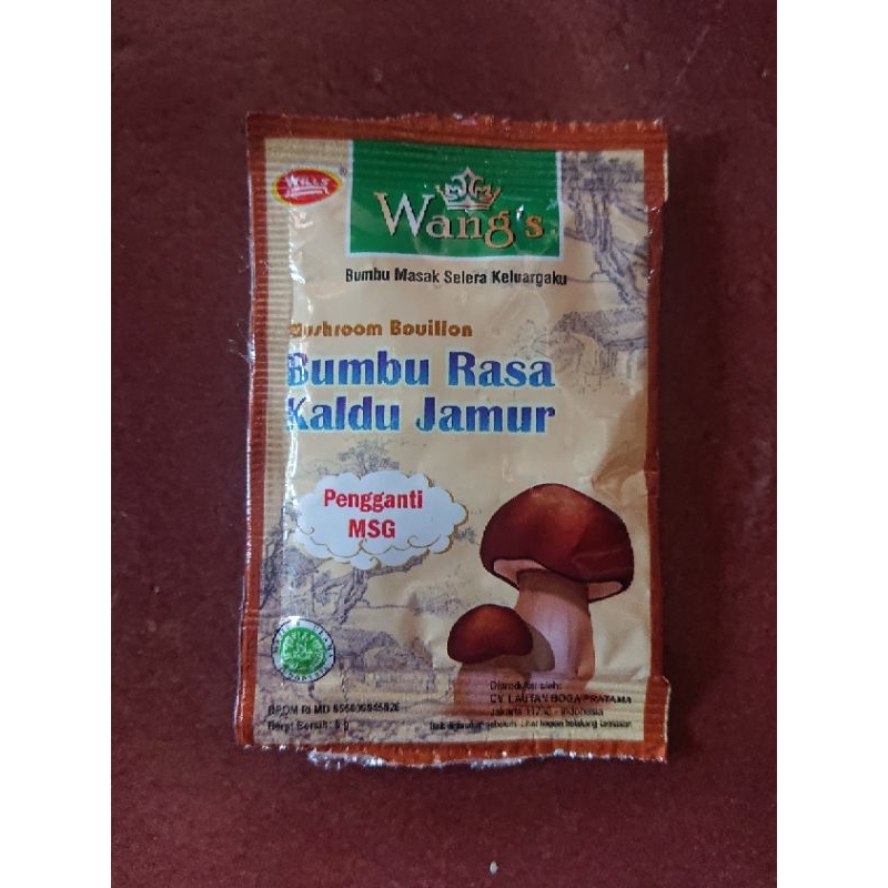 

WANG'S KALDU JAMUR 8gr / MUSHROOM BOUILLON UNTUK SEMUA JENIS MAKANAN