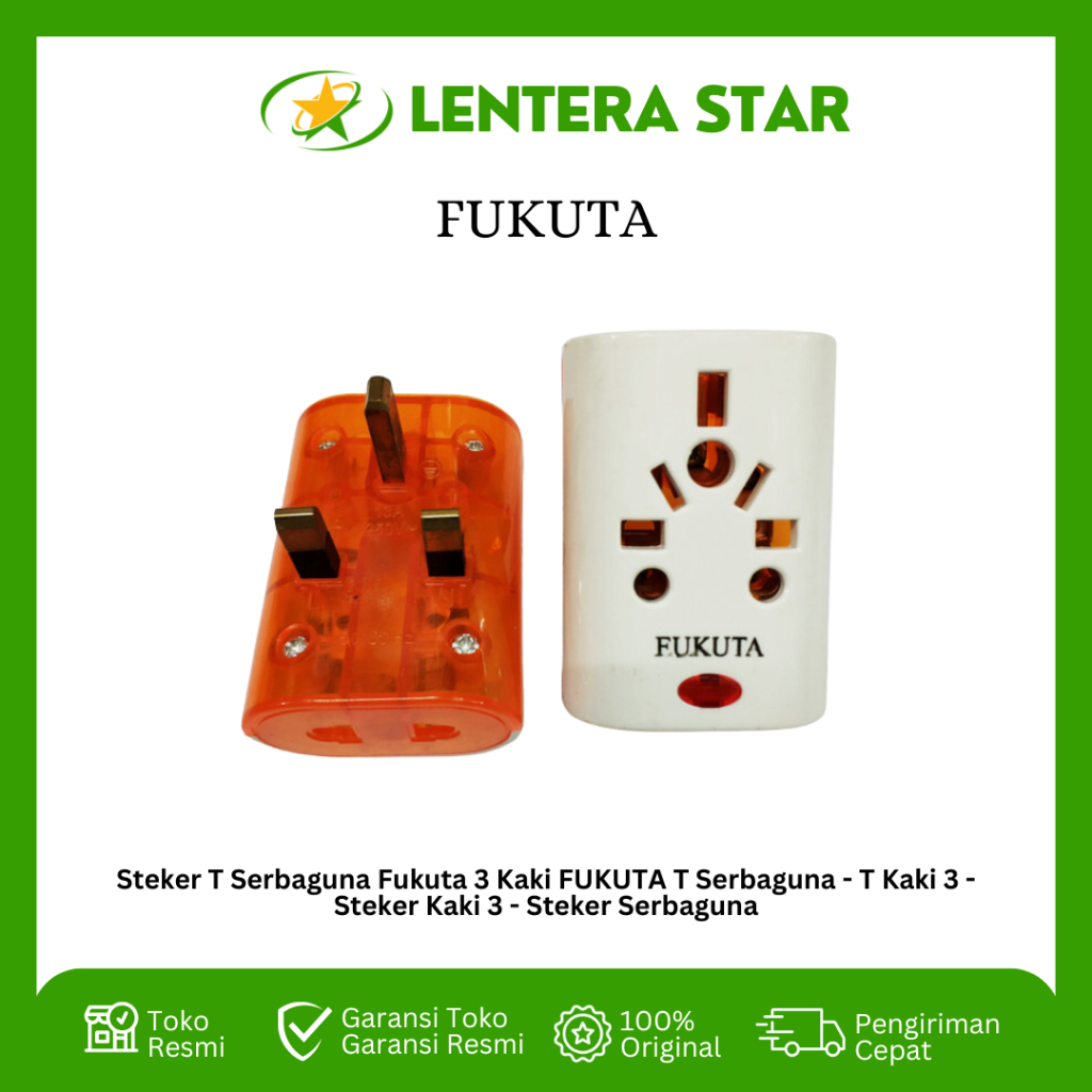Steker T Serbaguna Fukuta 3 Kaki FUKUTA T Serbaguna - T Kaki 3 - Steker Kaki 3 - Steker Serbaguna