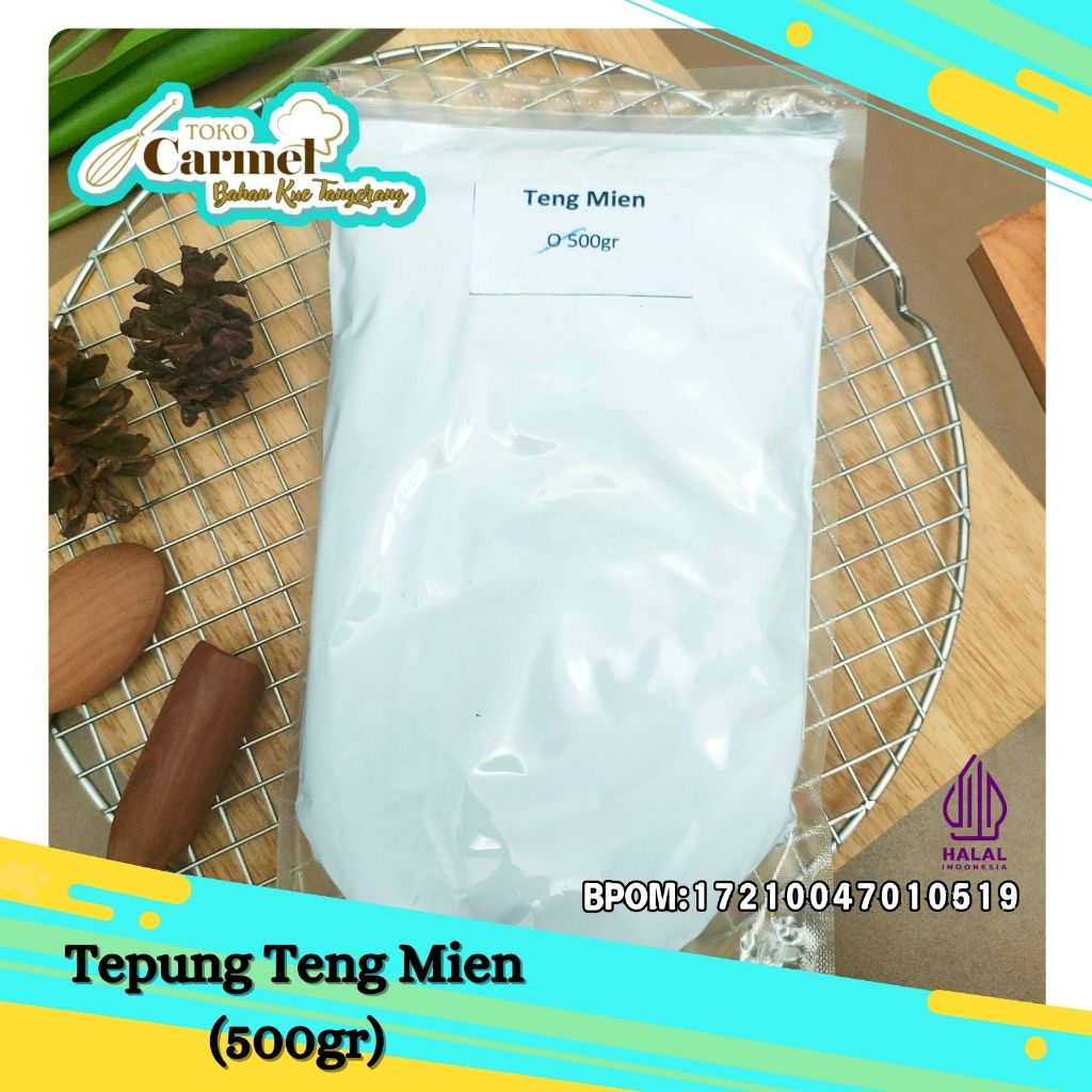 

Tepung Teng Mien 500gr - Tepung Dimsum Hakau / Tepung Pati Gandum /Wheat Starch