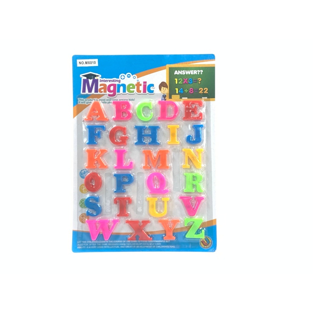 Mainan Edukasi Anak Magnetic Letter Huruf Bahasa Arab Angka Matematika Belajar Alfabet Magnet