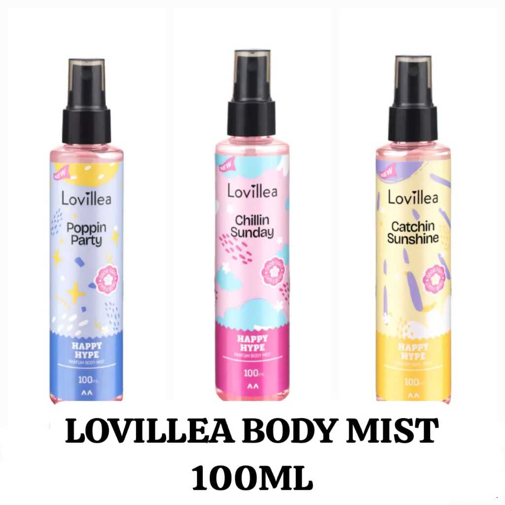 LOVILLEA PARFUME BODYMIST 100ML - PARFUME LOVILLEA ORIGINAL 100%