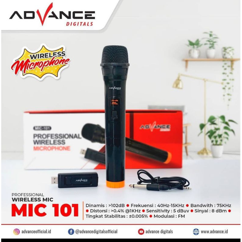 MIC ADVANCE wireless MIC 101/ MIC ADVANCE 103