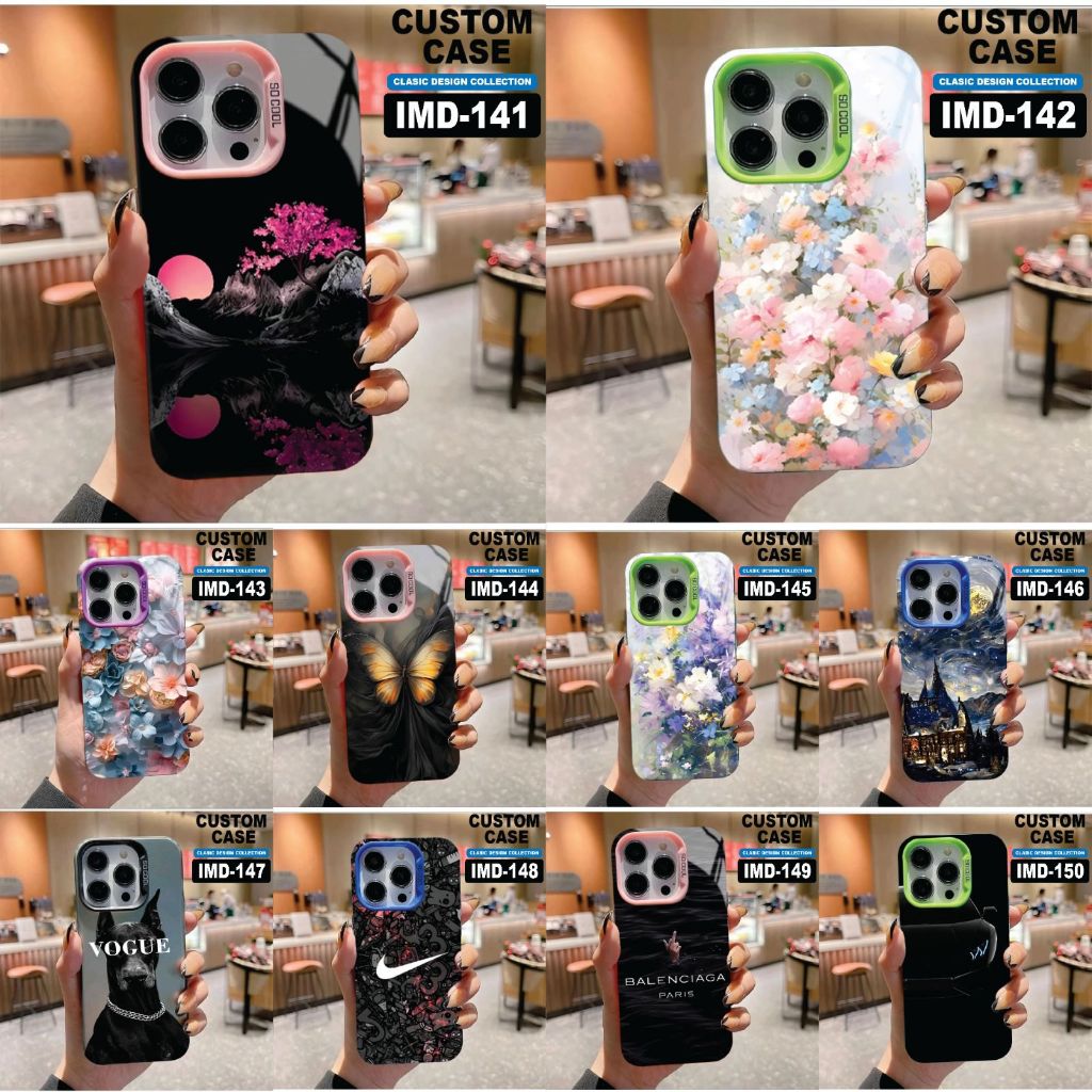 VIVO V40/Y18/Y28/Y38  ⭐️ CASE MOTIF KODE IMD C141- C150 CEK DESKRIPSI VENUS ACC