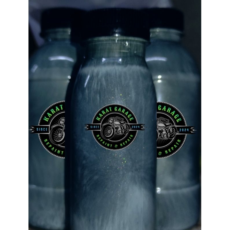 Cat Motor PU Grey Lembayung Gold