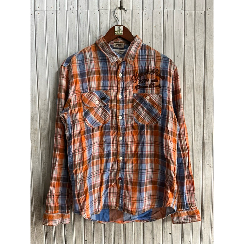 Kemeja Avirex Bordir