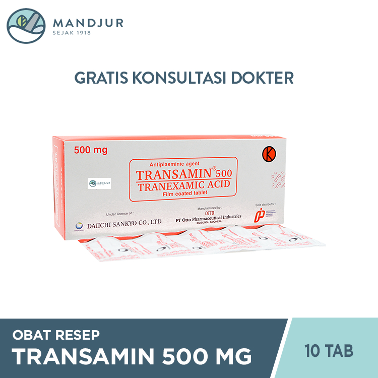 Transamin 500 mg 10 Tablet