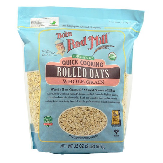 

Bob's Red Mill Organic Quick Cooking Rolled Oats 907 gr