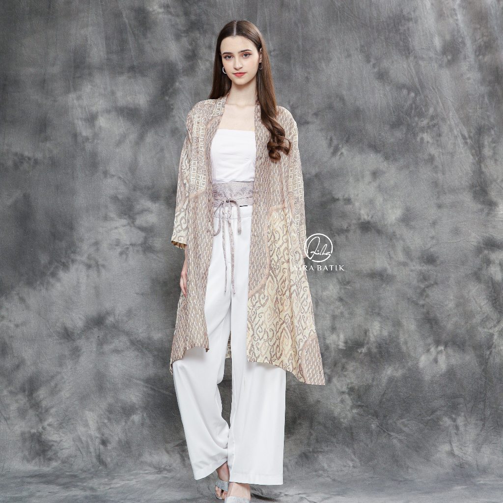 Aira Batik_ Tamara Long Outer I Cardigan Viscose I Cardigan Batik I Outer Batik I Outer Formal I