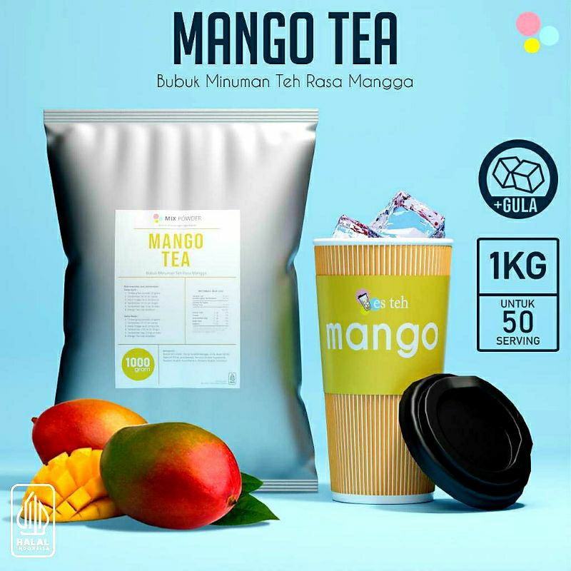 

le amor minuman bubuk teh mangga mango tea kemasan 1kg