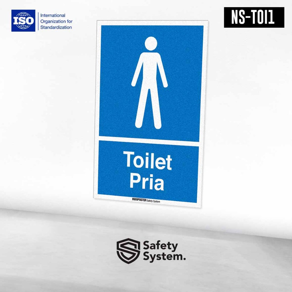 

Stiker Sign Toilet / WC Pria Standar ISO 7001