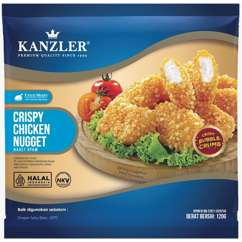 

KANZLER CRISPY CHICKEN NUGGET 120 gr