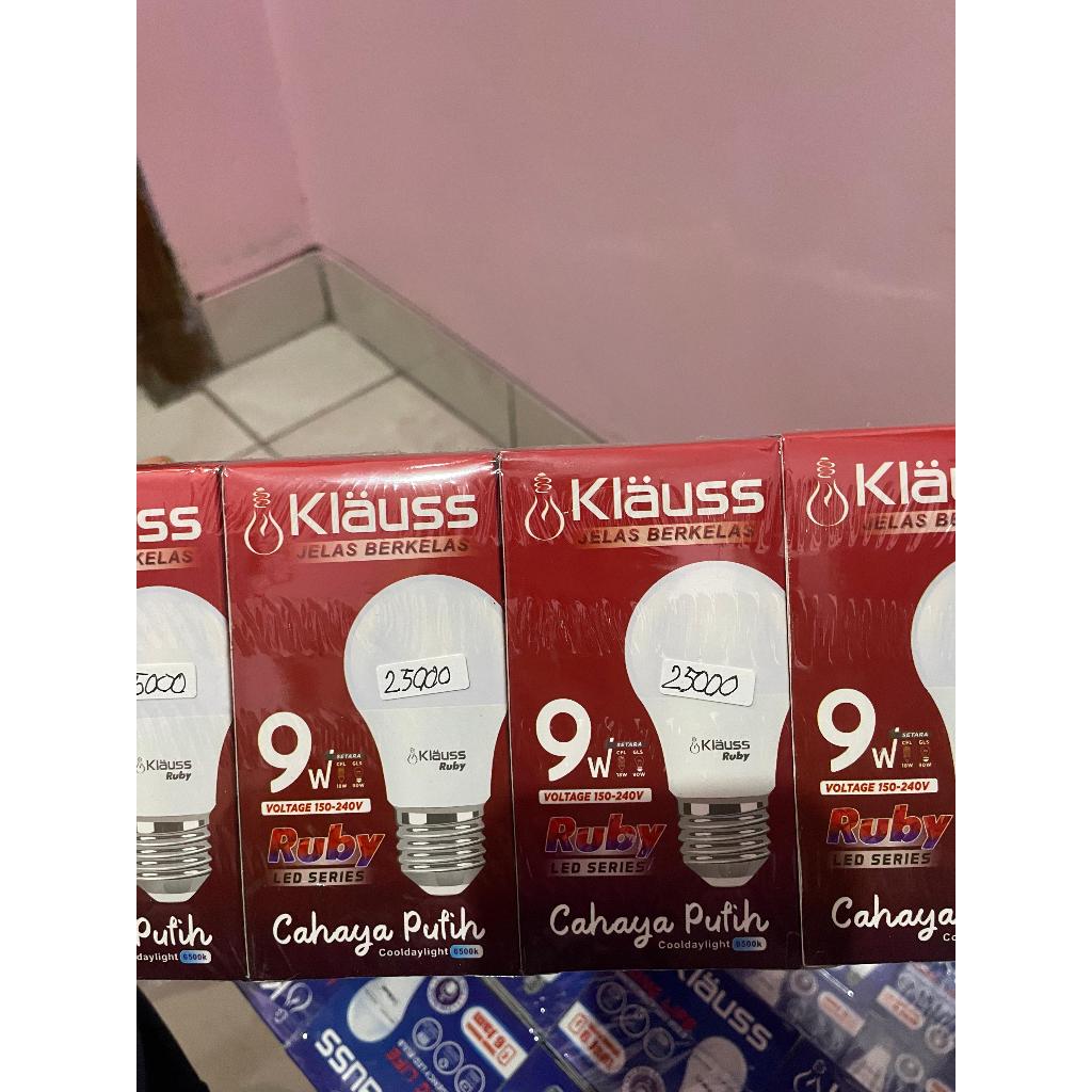 Lampu 9 Watt Putih Klauss