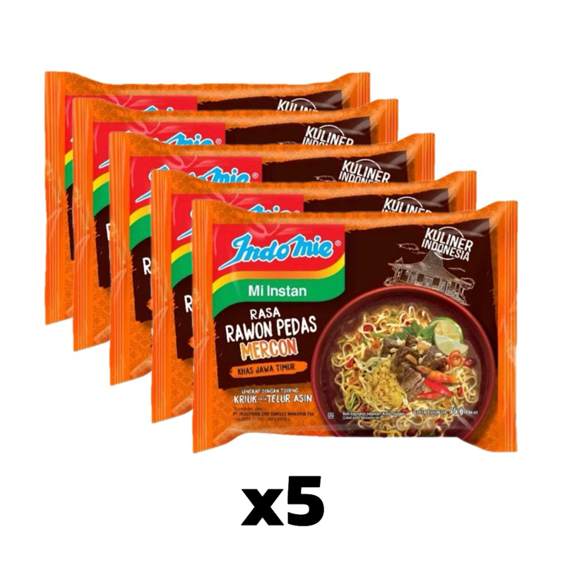 

indomie rawon mercon (5pcs)