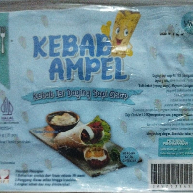 

kebab mini isi daging asap Ampel isi 10