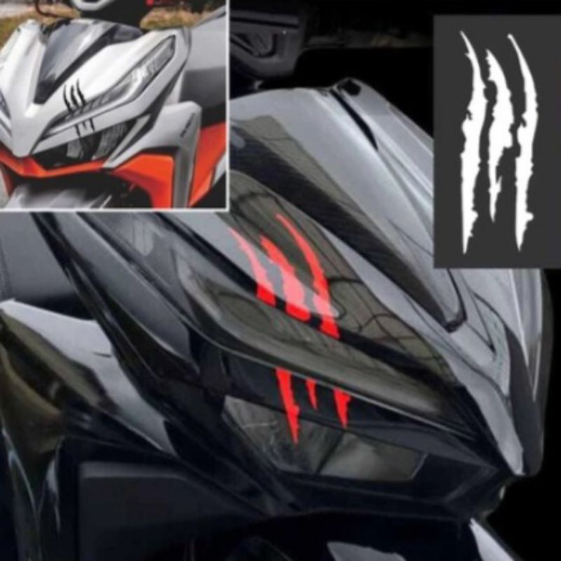 STICKER MOTOR LUCU CUTTING STICKER MODEL CAKAR