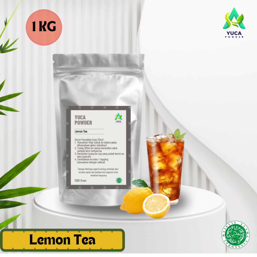 

Bubuk Minuman Rasa LEMON TEA 1Kg - Powder Drink Mix Lemon Tea 1Kg