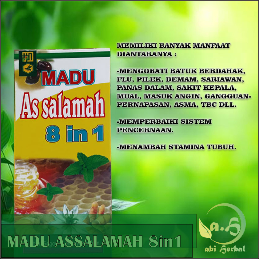 

Madu Assalamah 8in1 (Ready madu assalamah dengan jenis lainnya)
