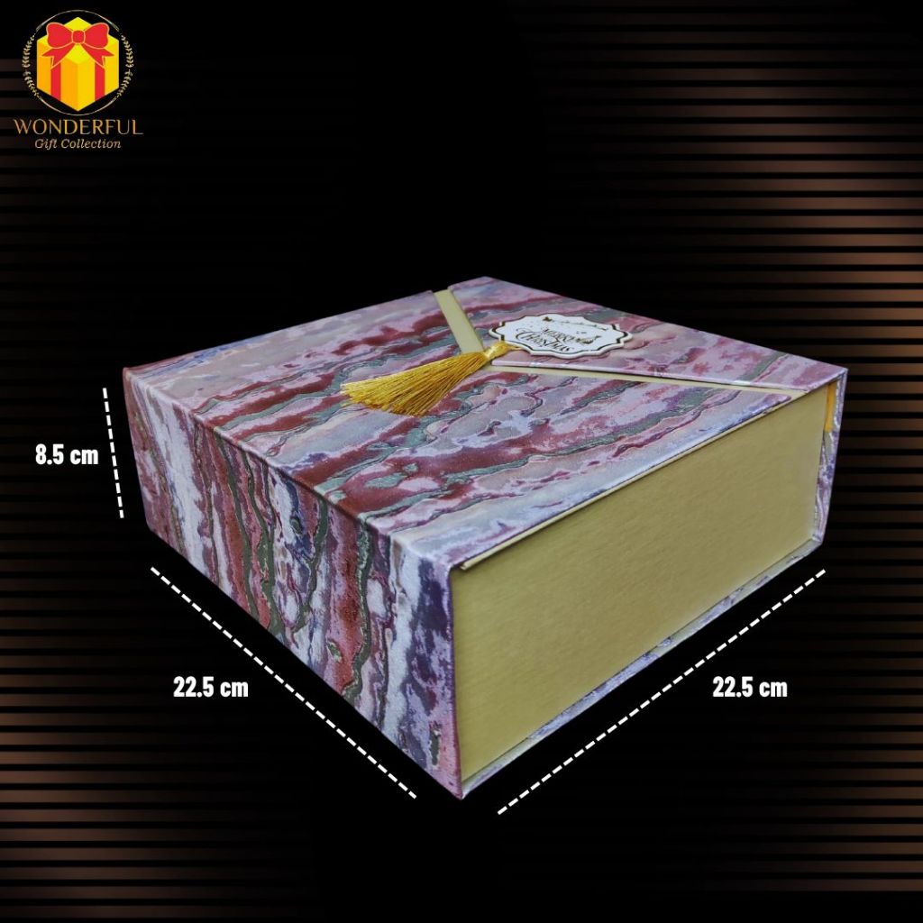 

Hardbox Hampers Natal Souvenir Magnet Amplop Wallpaper Premium Gift Box WGC.SV05B