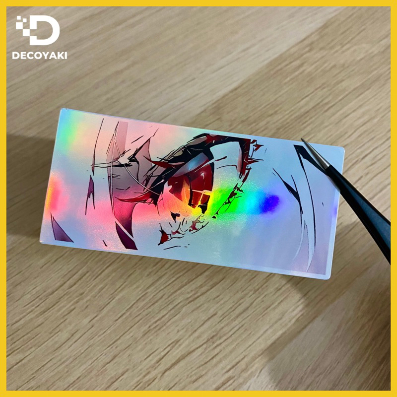 

Sticker Slap Hologram Anime Red Eyes