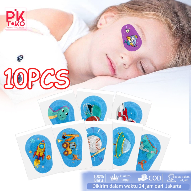10pcs Terapi Lazy Eye Patch Penutup Mata Lazy Eyes Ortopad Eye Patch Amblyopia Perawatan Medis Eye P