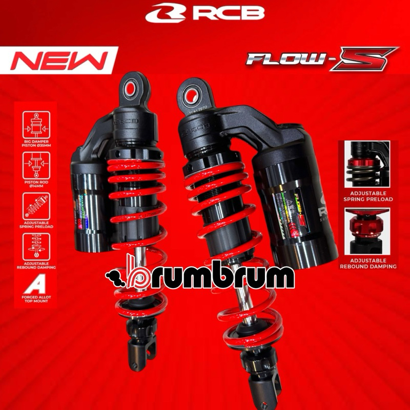 SHOCK RCB FLOW S NEW NMAX 305 MM , NMAX OLD 330 MM ORIGINAL