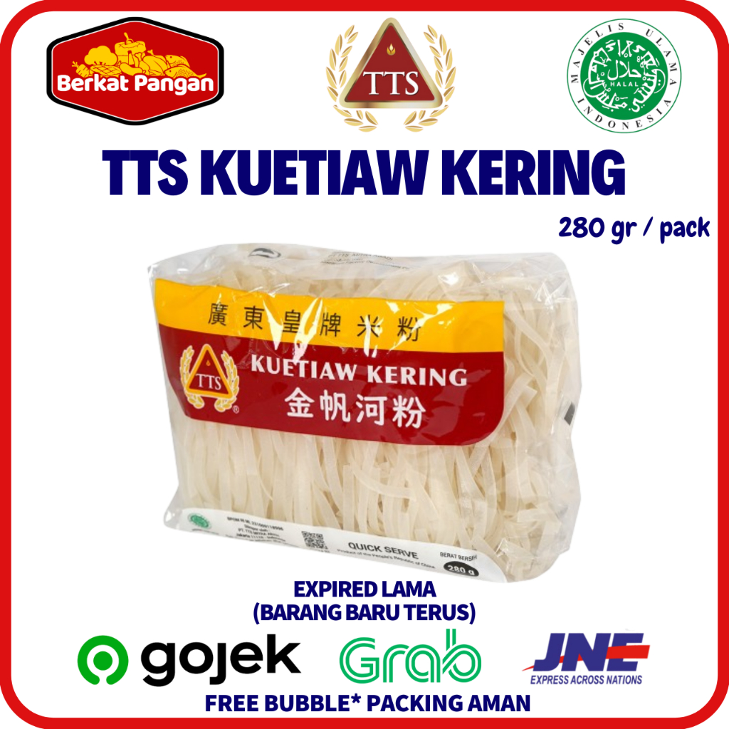 

TTS Kwetiau Kering / Kwetiaw Rice Noodle Jin Fan Ho Fun 280gr