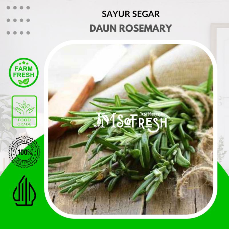 

[JM_SoFresh] Daun Rosemary Segar dan Fresh 250 Gram