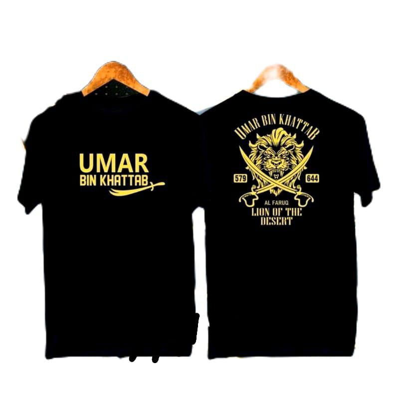 KAOS UMAR BIN KHATTAB LION OF THE DESERT DEPAN BELAKANG