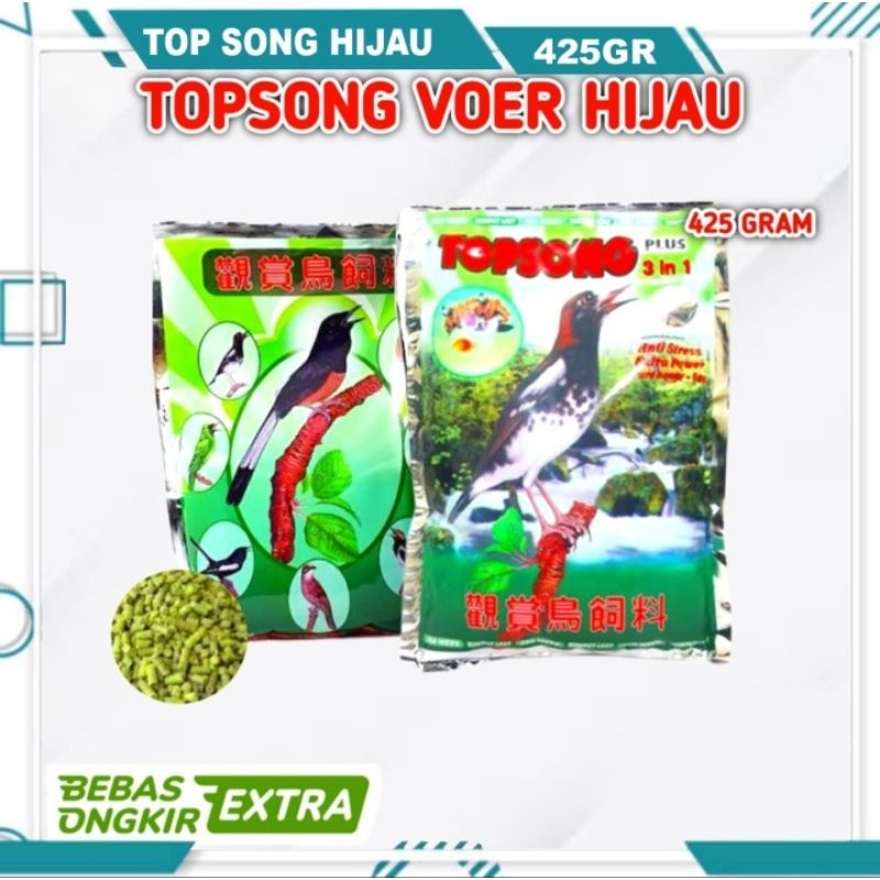 VOER TOPSONG HIJAU IJO RUMPUT LAUT SEAWEED | TOP SONG PUR KUNING