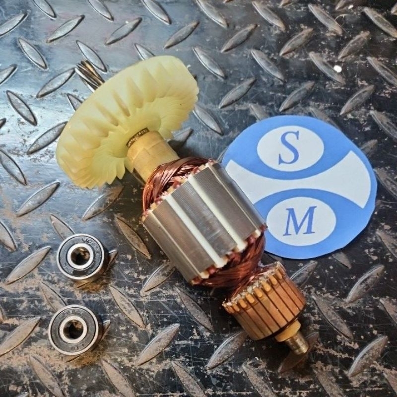 angker rgp180e armature mesin polisher ryu rgp180e rotor plisher ryu rgp180