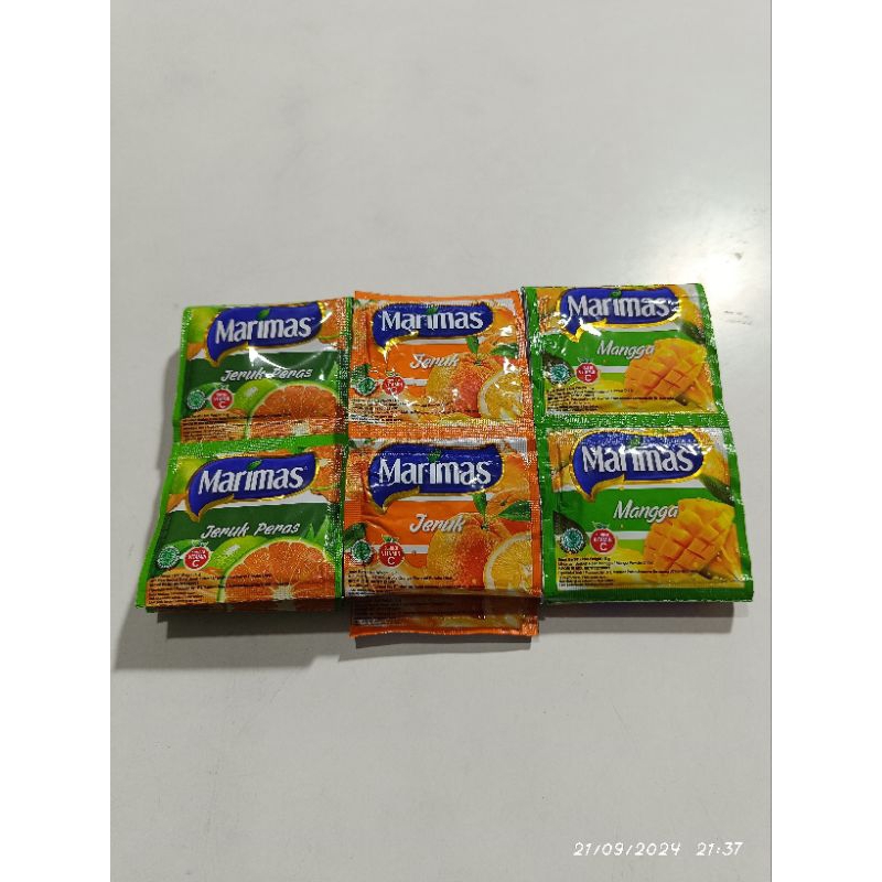 

Marimas 1 Renceng isi 10 sachet