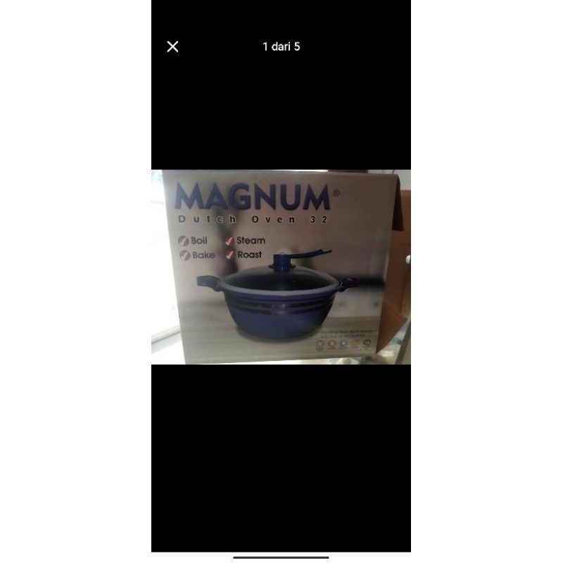 Panci Serbaguna Magnum Dutch Oven 32 New Original