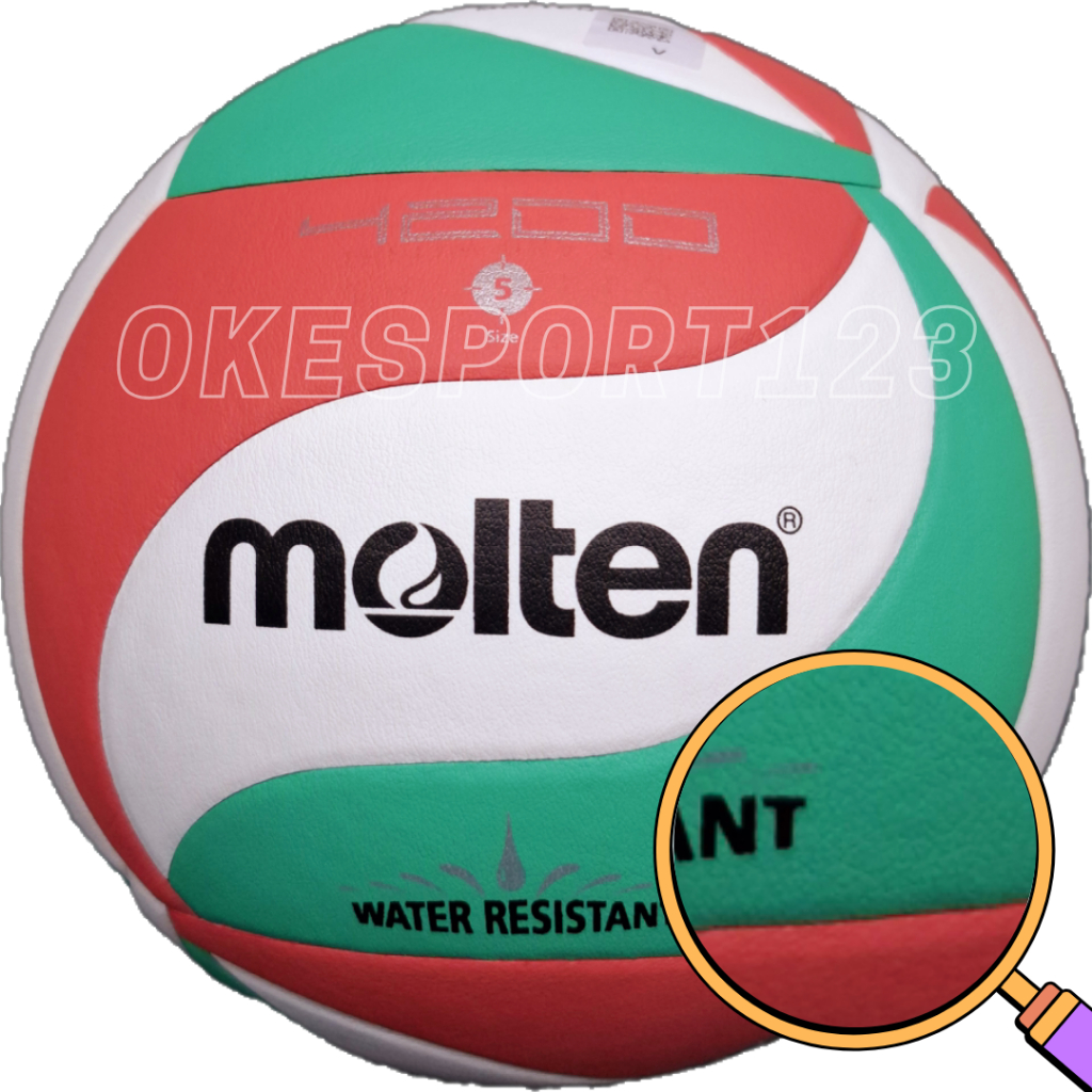 BOLA VOLI NO.5 ORI MOLTEN 4200 – Bahan PVC, Ringan & Nyaman