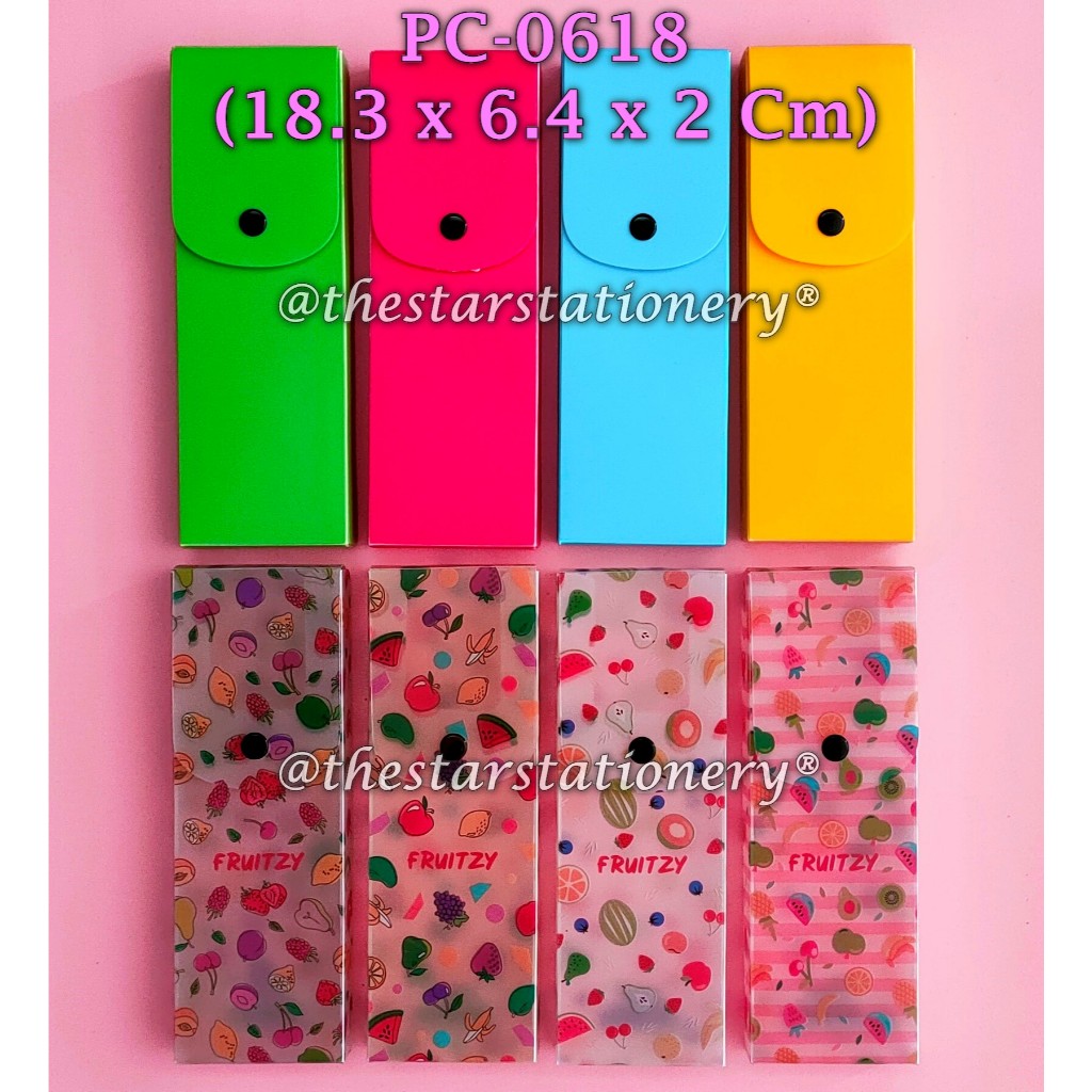 

(1 Biji) Gabungan Kotak Pensil Joyko PC-0618FZ-1 PC-0618PL-11 / Tempat Pensil Joyko 18.3*6.4*2 Cm