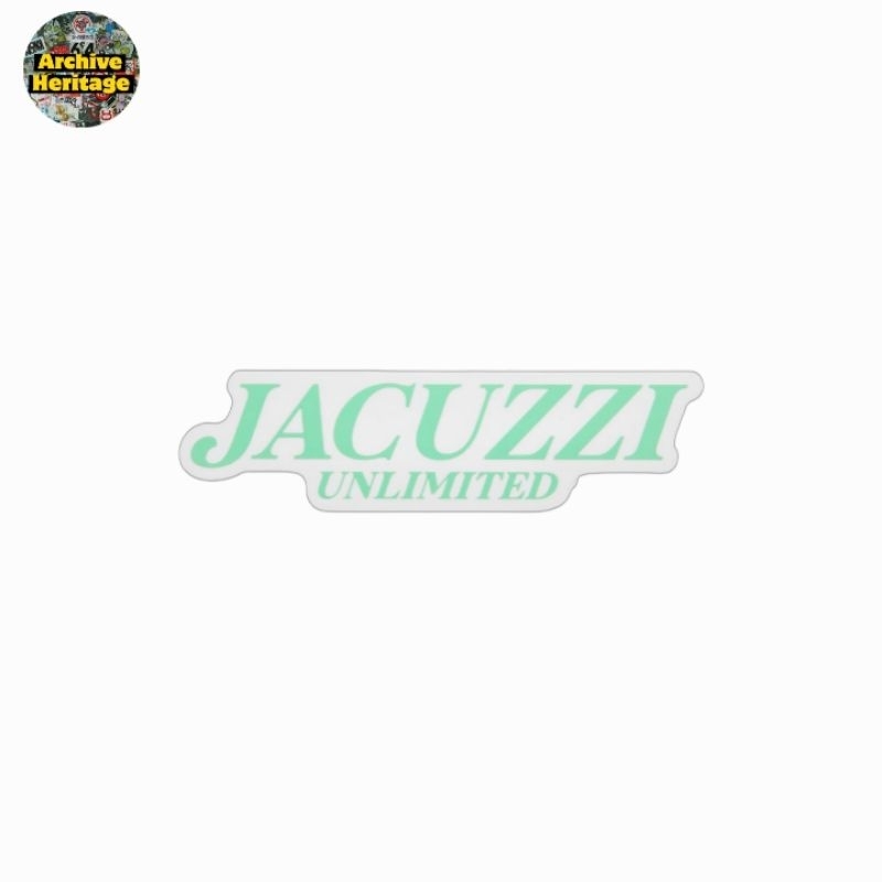 

sticker Jacuzzi unlimited logo brand skateboards stiker