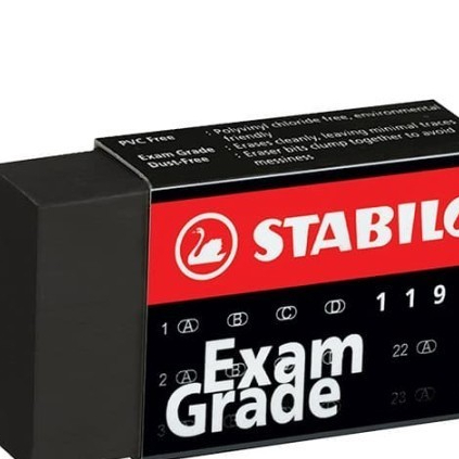 

Penghapus Stabilo Exam Grade Eraser 119136E
