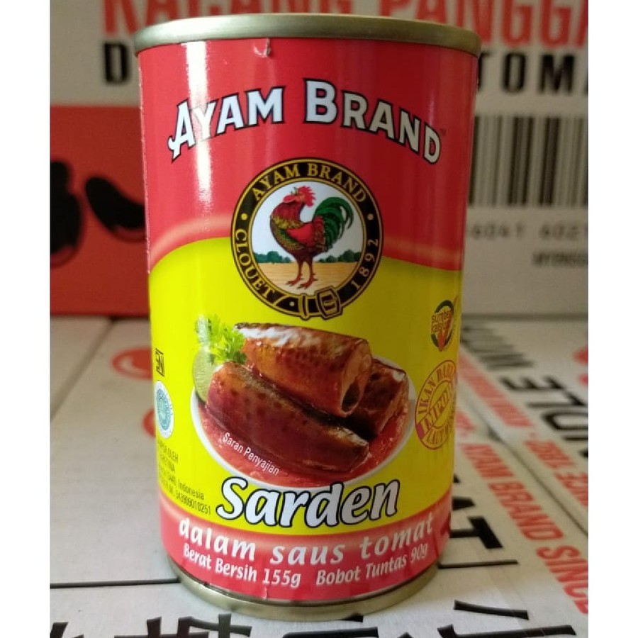 

AYAM BRAND Sarden dalam Saus Tomat 155 Gram