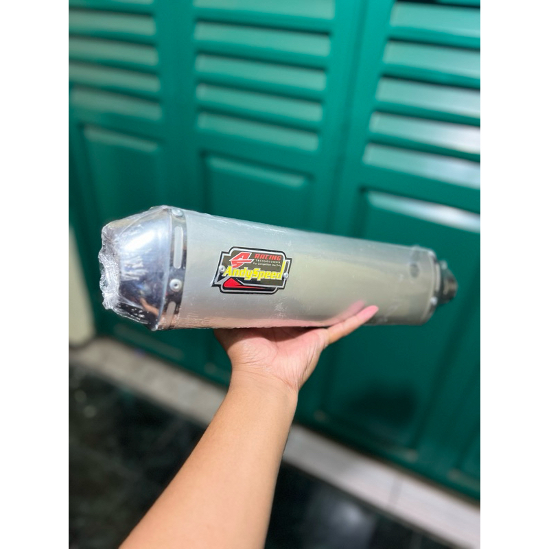 slenser silinser andyspeed kapsul original surabaya set klem knalpot kapsul andyspeed