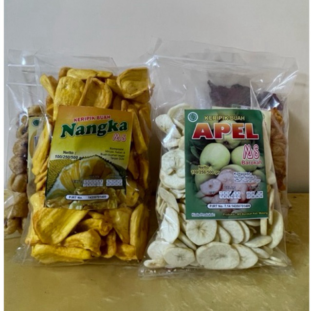 

Lezatoz_Genz Keripik Buah Ekonomis 100 Gram Nangka Apel Salak Nanas Rambak Pisang Mangga Buah Naga