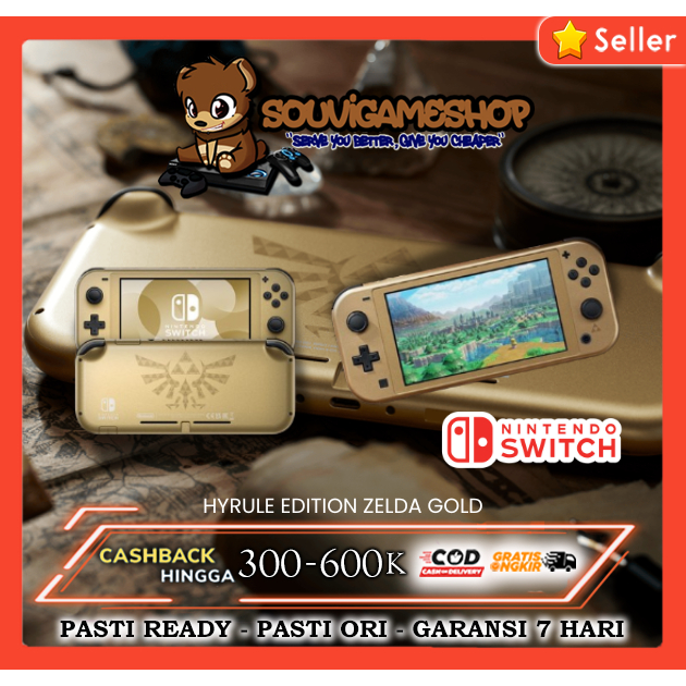 Nintendo Switch Lite Hyrule Edition Zelda Gold Console Game Gaming