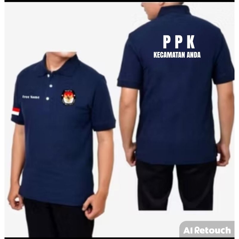 Kaos ppk panitia pemilihan kecamatan kaos pps panitia pemungutan suara full Bordir